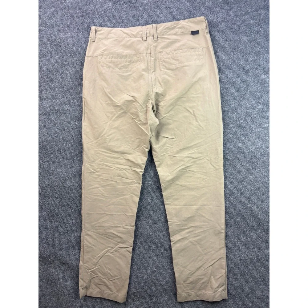 The North Face Pants Mens 34 Tan Khaki Nylon Stretch Hiking Outdoor Regular